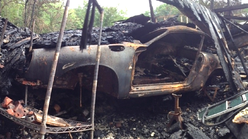 Illustration for article titled Here's The Aftermath Of Last Week's Devastating $2 Million Classic Car Fire